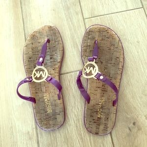Michael Kors Purple Sandals